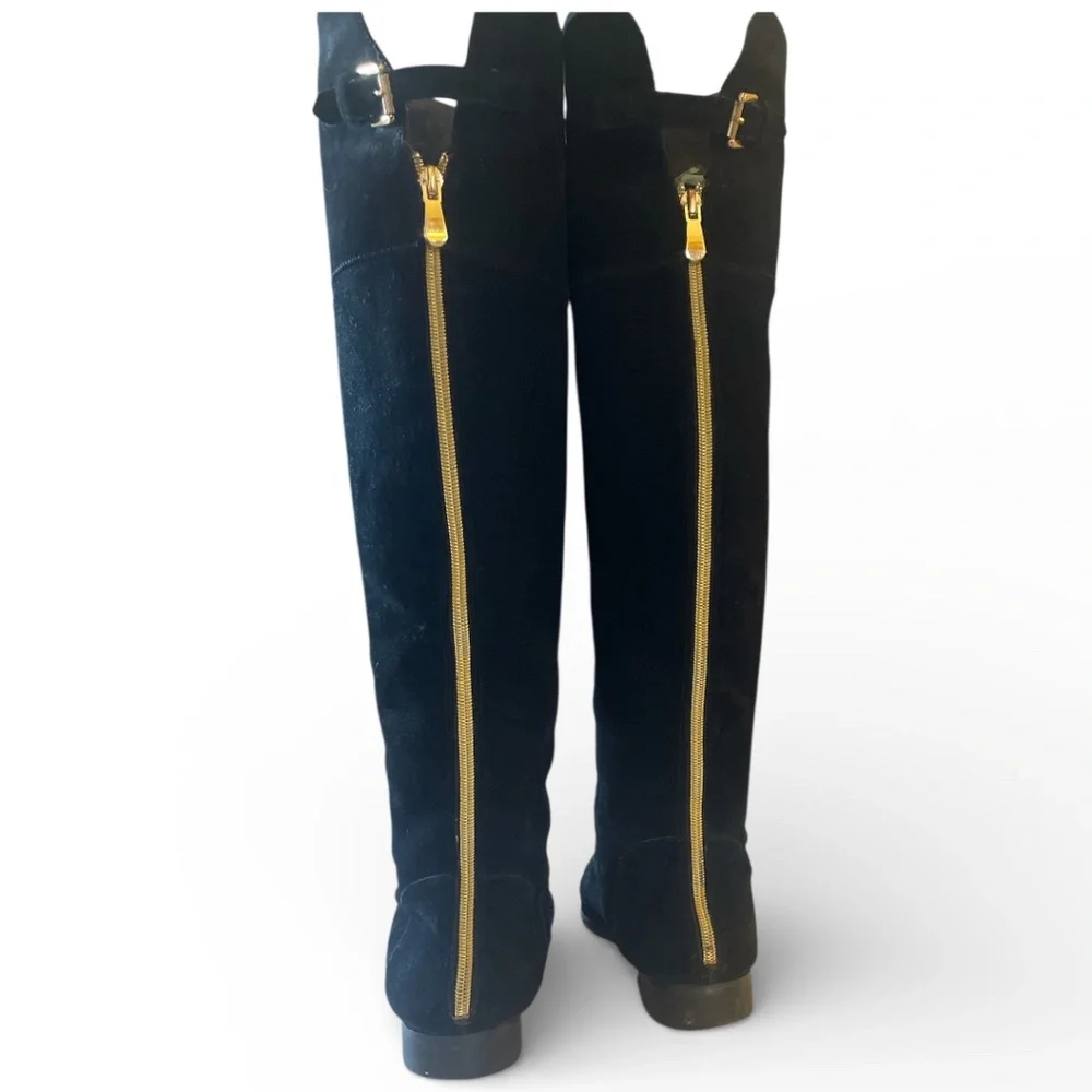 Charles‎ by Charles David Black Suede Knee High Boots Size 8.5